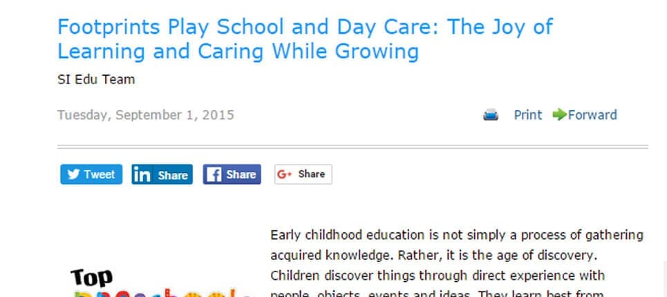 footprints magzine_Media Coverage and Reviews | Footprints