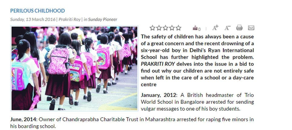 footprints magzine_Media Coverage and Reviews | Footprints