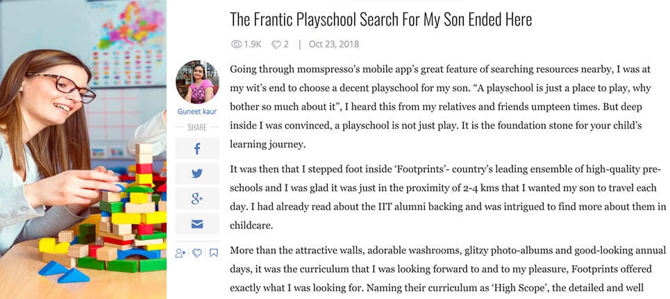 footprints magzine_Media Coverage and Reviews | Footprints