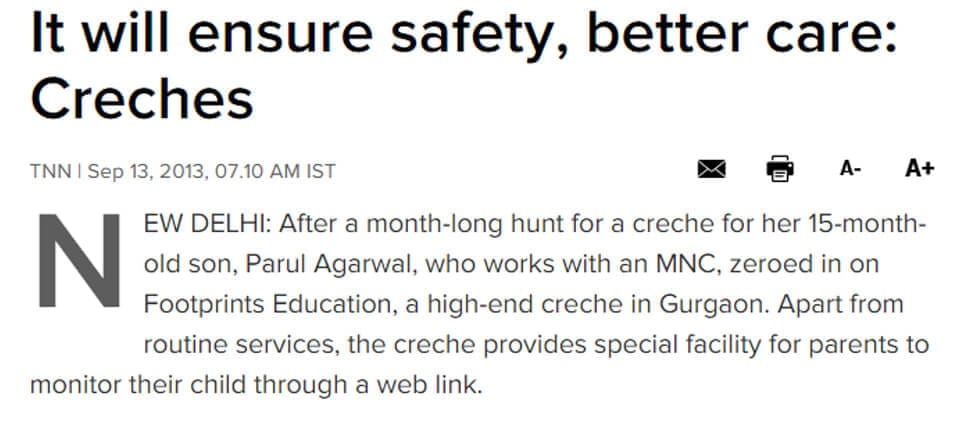 footprints magzine_Media Coverage and Reviews | Footprints